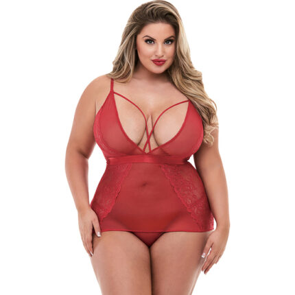 STRAPPY MINI DRESS WITH DEEP V - VESTIDO V - 001
