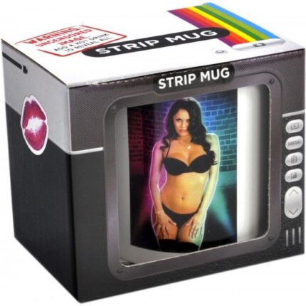 STRIP MUG - MODELO MUJER CASTAÑA - 002