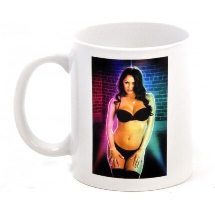 STRIP MUG - MODELO MUJER CASTAÑA - 001