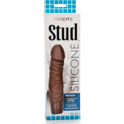 STUD PENE VIBRADOR DE MARRÓN - 002