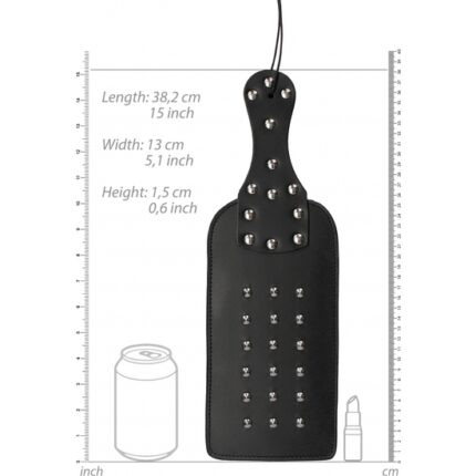 STUDDED PADDLE NEGRA - 002