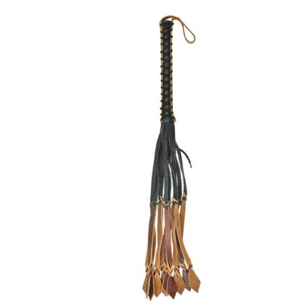 STYLISH 22 TAILS WITH 12 HANDLE COVER DESIGN - ITALIAN LEATHER 86X4CM - 001
