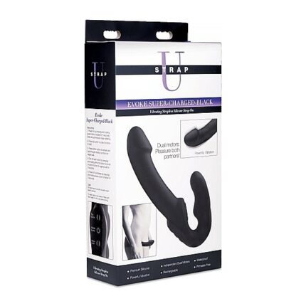 SU EVOKE SUPER CHARGED - ARNÉS CON DILDO VIBRADOR - NEGRO - 002