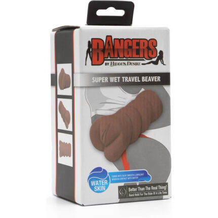 SUPER WET TRAVEL BEAVER MASTURBADOR VAGINA - MARRÓN - 002