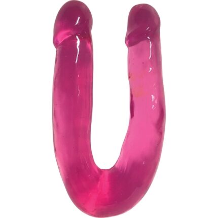 SWEET SLIM  DOBLE DIPPER DILDO - ROSA - 001