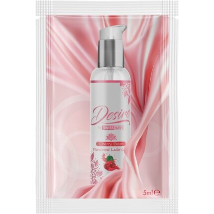 SWISS NAVY DESIRE CHERRY BLAST LUBRICANTE CON SABOR - 5ML - 001