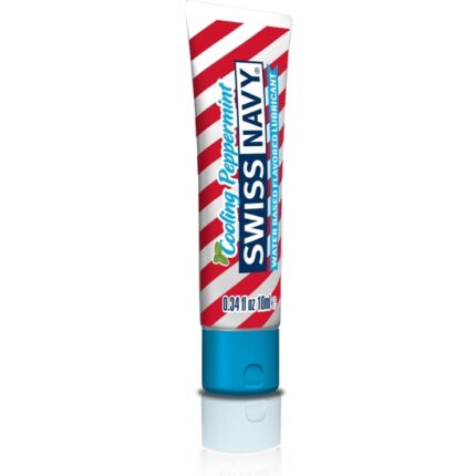 SWISS NAVY LUBRICANTE SABORES PEPPERMINT EFECTO FRÍO - 10 ML - 001