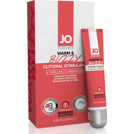 SYSTEM JO - ESTIMULANTE CLITORAL EFECTO CALOR Y BUZZY ORIGINAL 10 ML - 001