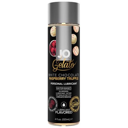 SYSTEM JO - GELATO DECADENT TRUFA DE CHOCOLATE BLANCO LUBRICANTE BASE DE AGUA 120ML - 001