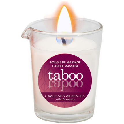 TABOO VELA DE MASAJE PARA ÉL CARESSES ARDENTES AROMA HELECHO - 002