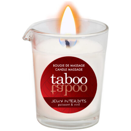 TABOO VELA DE MASAJE PARA ÉL JEUX INTERDITS AROMA LIQUEN SALVAJE - 002