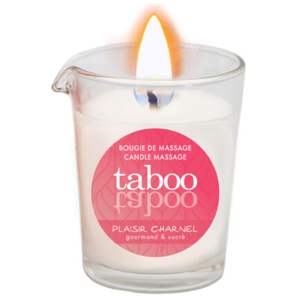 TABOO VELA DE MASAJE PARA ELLA PLAISIR CHARNEL AROMA FLOR DE CACAO - 002