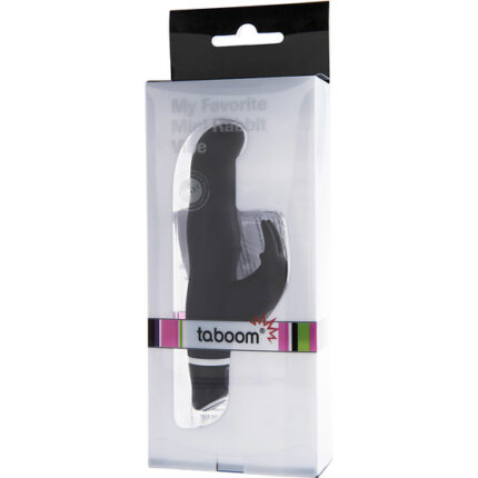 TABOOM MY FAVORITE MINI RABBIT VIBRADOR NEGRO - 002