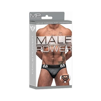 TANGA CON CONRDONES ESTILO MOONSHINE - NEGRO - 002