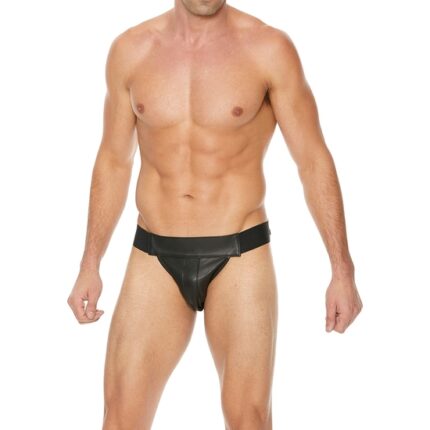 TANGA JOCK ABERTURA TRASERA - NEGRO - 001