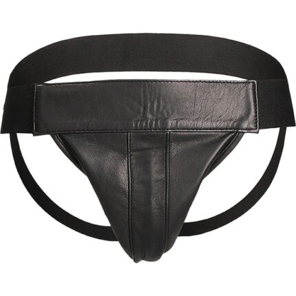 TANGA JOCK LISO CON ABERTURA TRASERA - NEGRO - 002