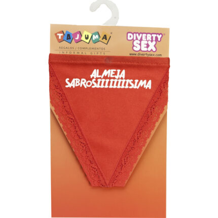 TANGA ROJO CHICA ALMEJA RIQUICIMA - 001