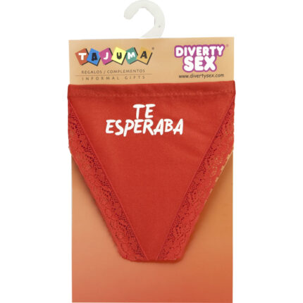 TANGA ROJO CHICA TE ESPERABA - 001