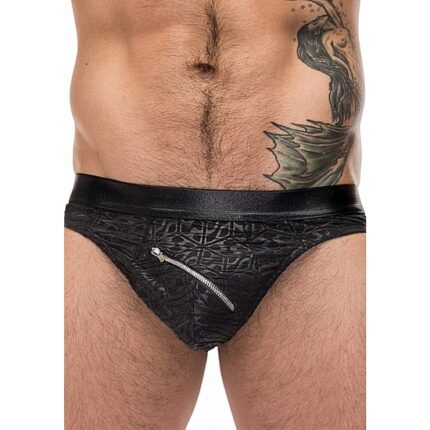 TANGA ZIP - NEGRO - 001