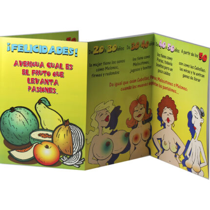 TARJETA FELICITACION MELONES - 001