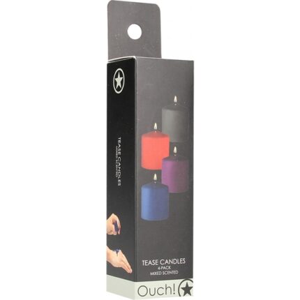 TEASE CANDLES - MIX SCENT - 4 PIECES - MIX - 002