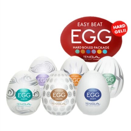 TENGA HUEVO MASTURBADOR PACK 6 MODELOS HARD BOILED - 001