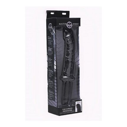 THE CURVED DICKTATOR 13 PLUG VIBRADOR DE SILICONA NEGRO - 002