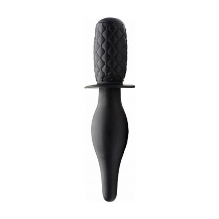 THE DROP 10X PLUG VIBRADOR DE SILICONA NEGRO - 001