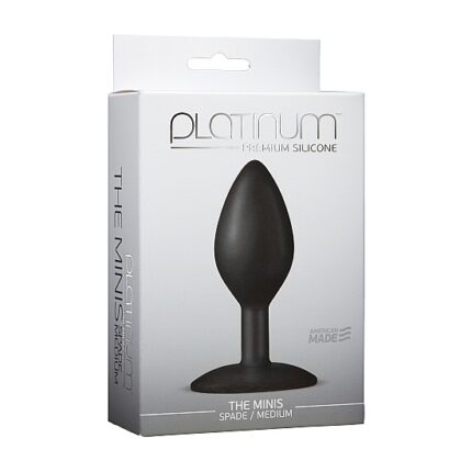 THE MINIS SPADE PLUG ANAL MEDIANO NEGRO - 002