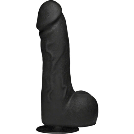 THE PERFECT COCK PENE REALÍSTICO 19 CM NEGRO - 001