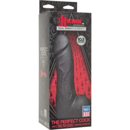 THE PERFECT COCK PENE REALÍSTICO 27 CM NEGRO - 002