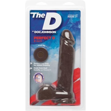 THE PERFECT D PENE REALÍSTICO 20 CM CHOCOLATE - 002