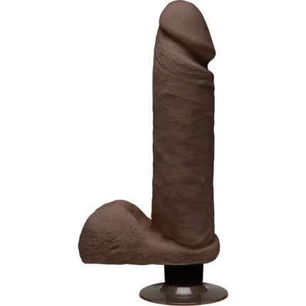 THE PERFECT D PENE VIBRADOR 20CM CHOCOLATE - 001