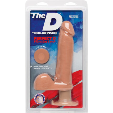 THE PERFECT D PENE VIBRADOR 20CM VAINILLA - 002