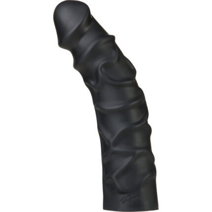 THE RAGING - PENE REALÍSTICO SILICONA 20 CM NEGRO - 001