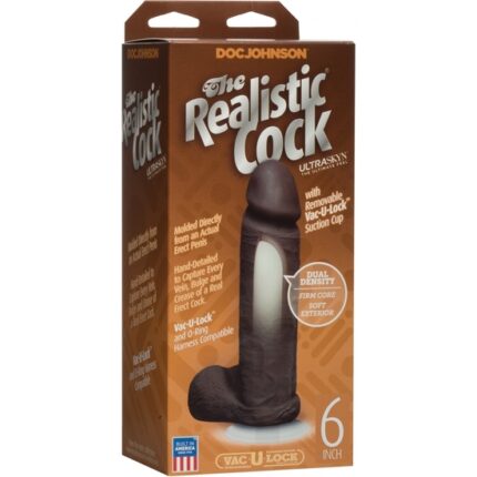THE REALISTIC COCK UR3 PENE REALISTICO 15 CM NEGRO - 002