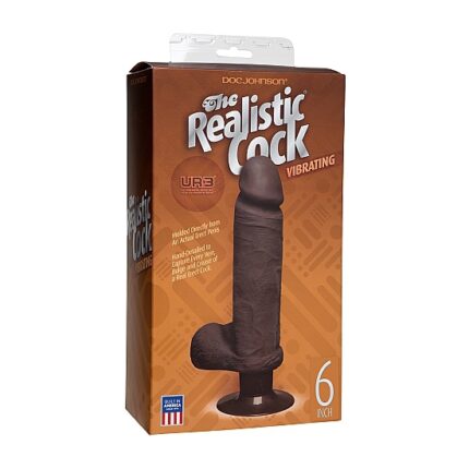 THE REALISTIC COCK UR3 PENE REALISTICO CON VIBRADOR 15 CM NEGRO - 002