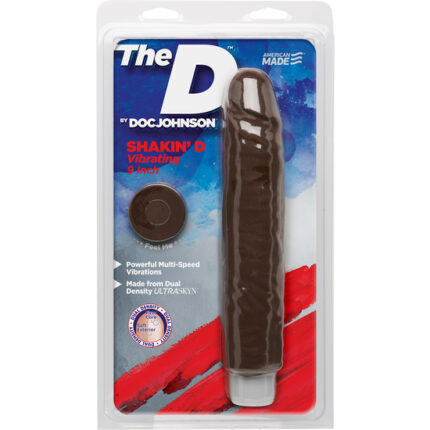 THE SHAKIN VIBRADOR REALISTA CHOCOLATE 23 CM - 002