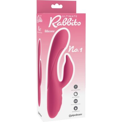 THE ULTIMATE RABBIT NO. 1 VIBRADOR RAMPANTE - ROSA - 002