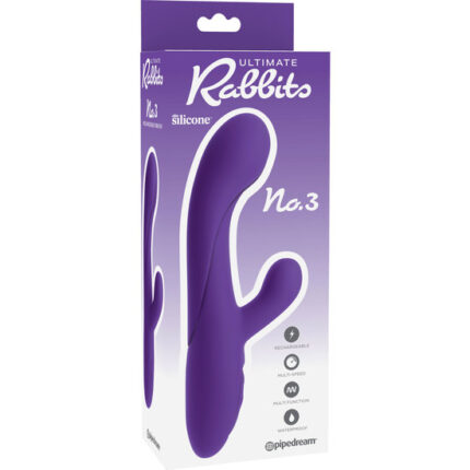 THE ULTIMATE RABBIT NO. 3 VIBRADOR RAMPANTE - MORADO - 002