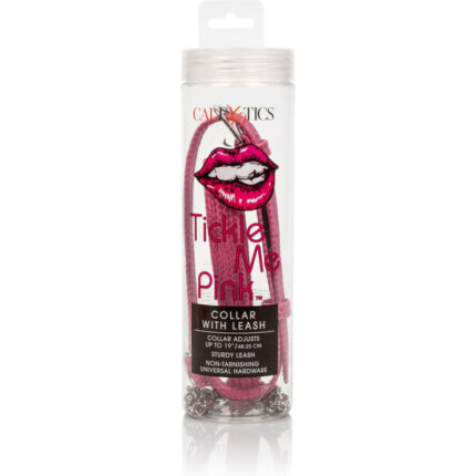 TICKLE ME COLLAR ROSA CON CADENA - 002