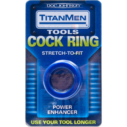 TITANMEN ANILLO PARA EL PENE AZUL 45 MM - 002