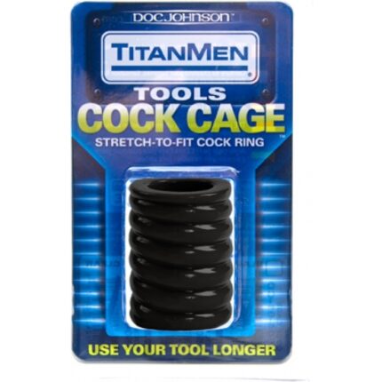 TITANMEN FUNDA PARA EL PENE NEGRA - 002