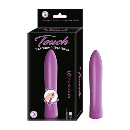 TOUCH VIBRADOR SILICONA - MORADO - 001