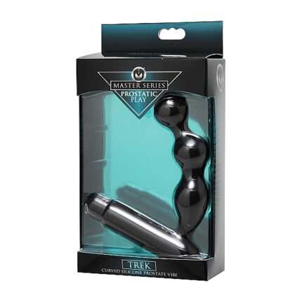 TREK - VIBRADOR CURVADO SILICONA PARA PRÓSTATA - 002