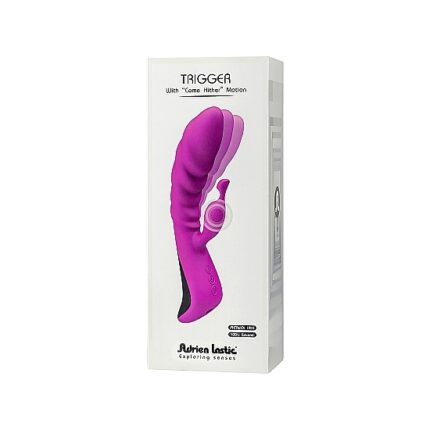 TRIGGER VIBRADOR SILICONA - ROSA - 002
