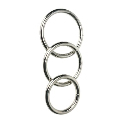 TRINE - SET DE ANILLOS METÁLICOS - 001