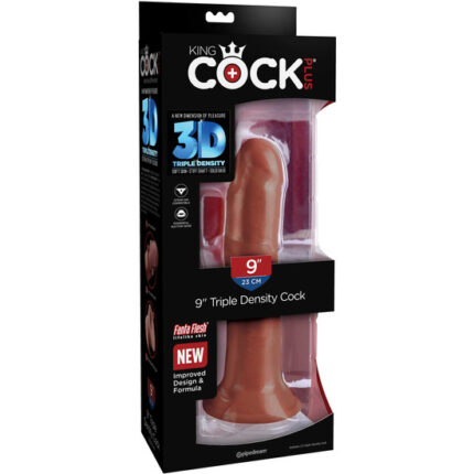 TRIPLE DENSITY COCK 8 INCH - MARRÓN - 001