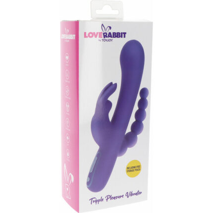 TRIPLE PLEASURE VIBRADOR-MORADO - 002