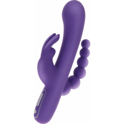 TRIPLE PLEASURE VIBRADOR-MORADO - 001